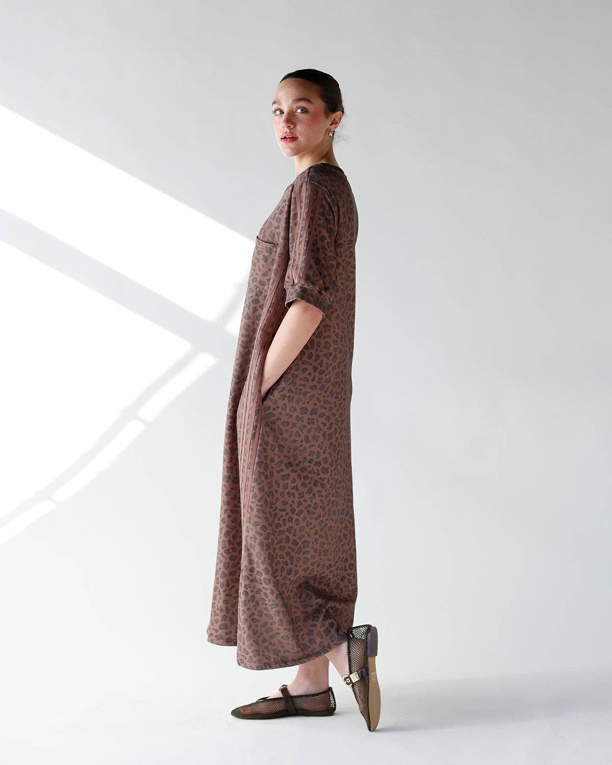 HIP WILD THING LEOPARD TRACK DRESS