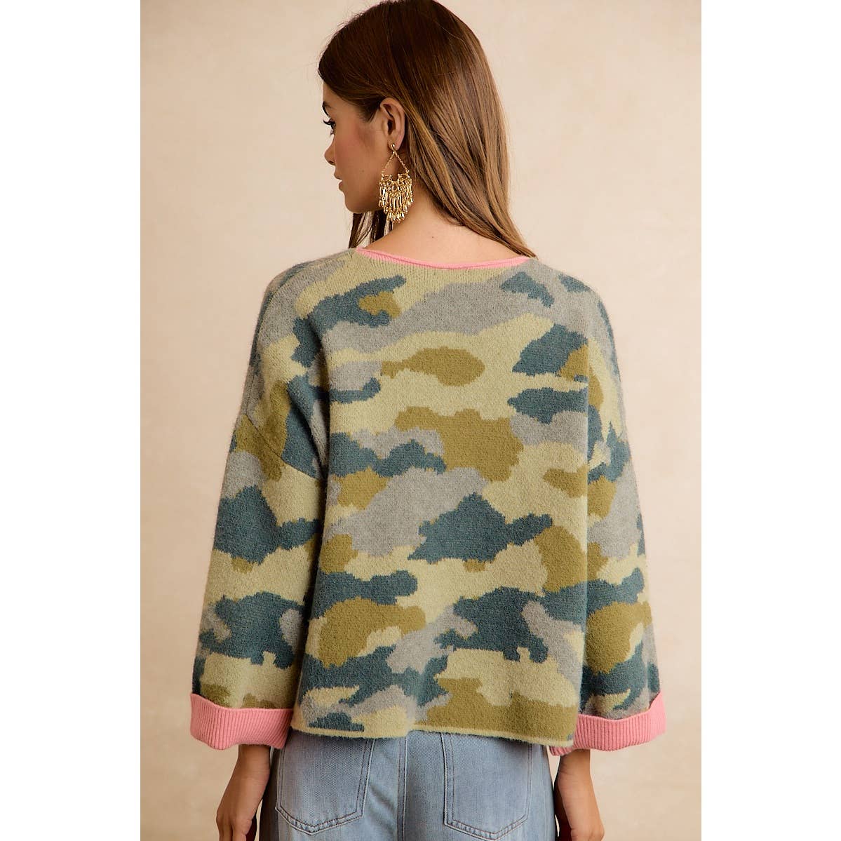 The Girly Camo Knit | Bibi