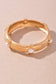 Crystal Accent Bamboo Bangle Bracelet