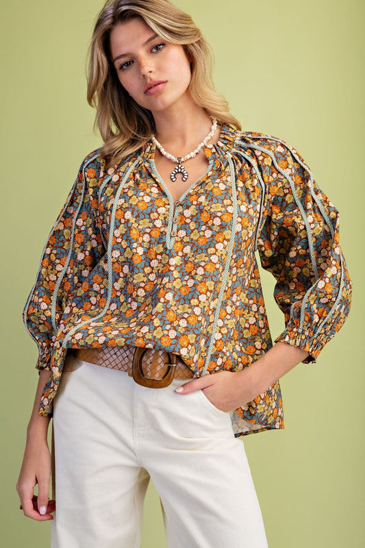 The Pip Brown Top | Easel