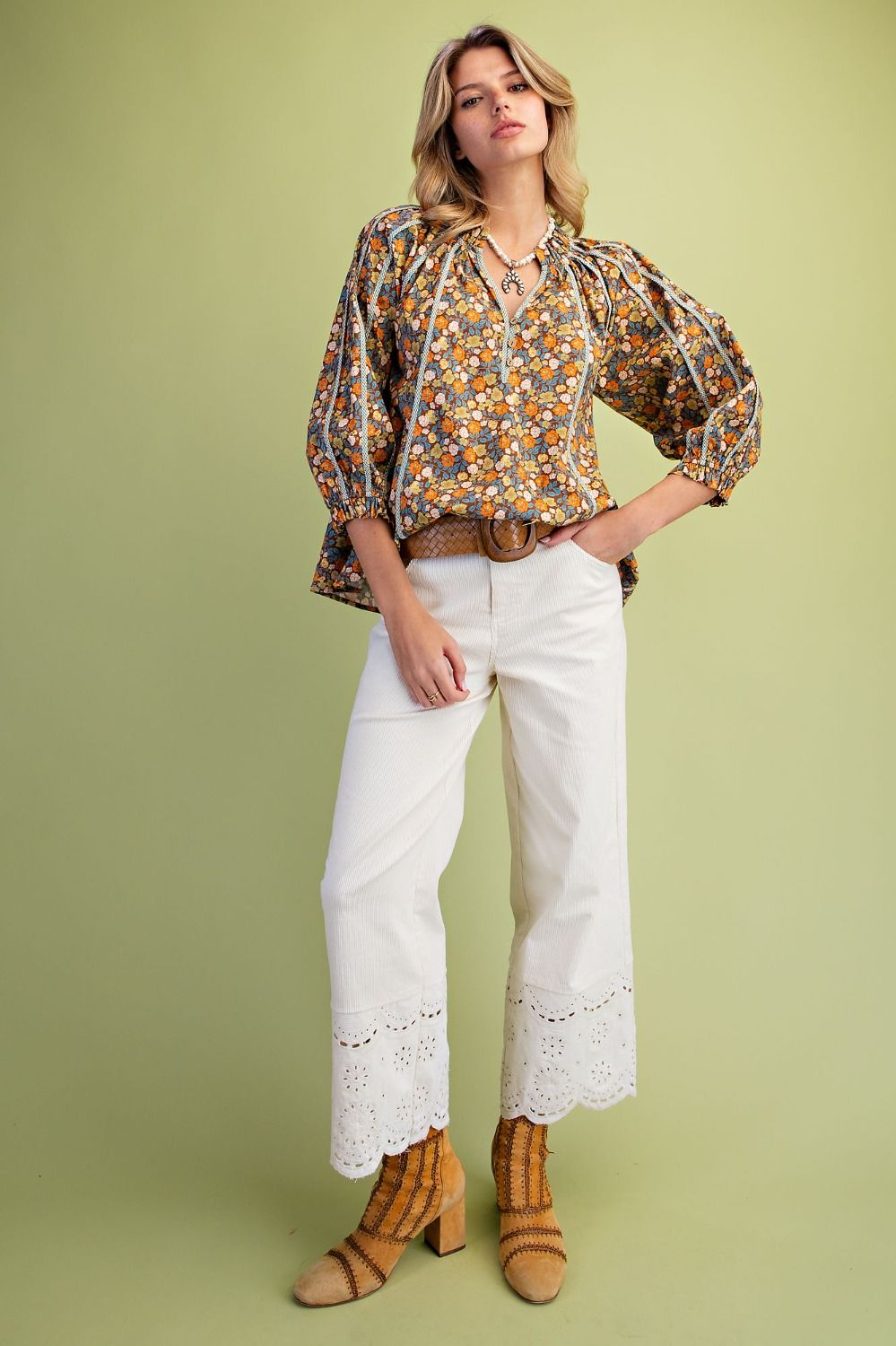 The Pip Brown Top | Easel