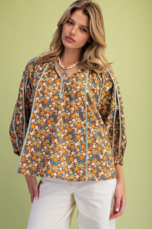 The Pip Brown Top | Easel